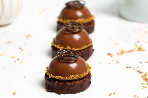 DULCE DE LECHE HAZELNUT DOME [HAL]